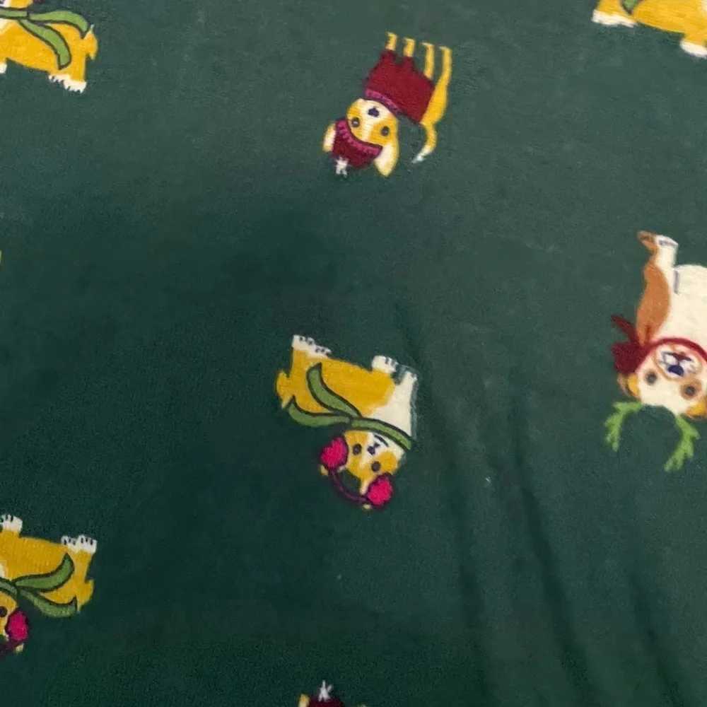 Wonder Nation Green Kids Pajamas with Dog Print size 7-NWT